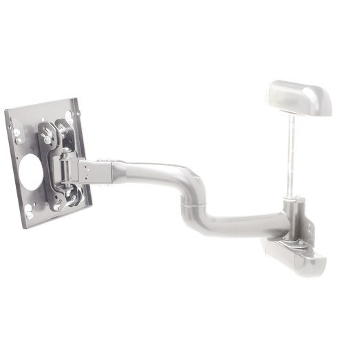 FLAT Panel Swing ARM WALL Mount - Sliver - Integrated Lateral Shift: 2.25IN LEF MWH6241S