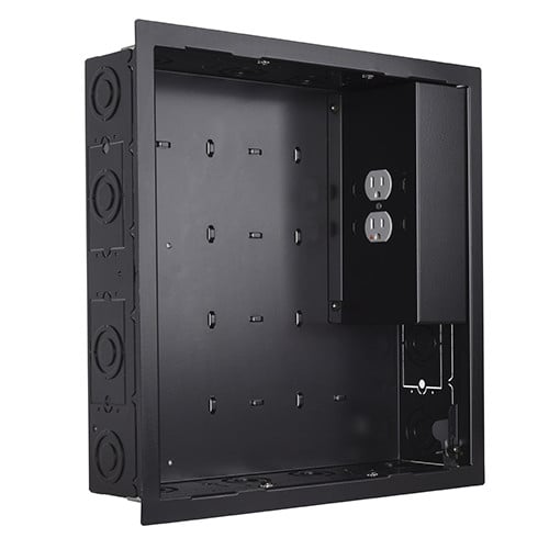 IN-WALL Storage BOX WITH 2 Receptacle Filter & Surge PAC526FBP2