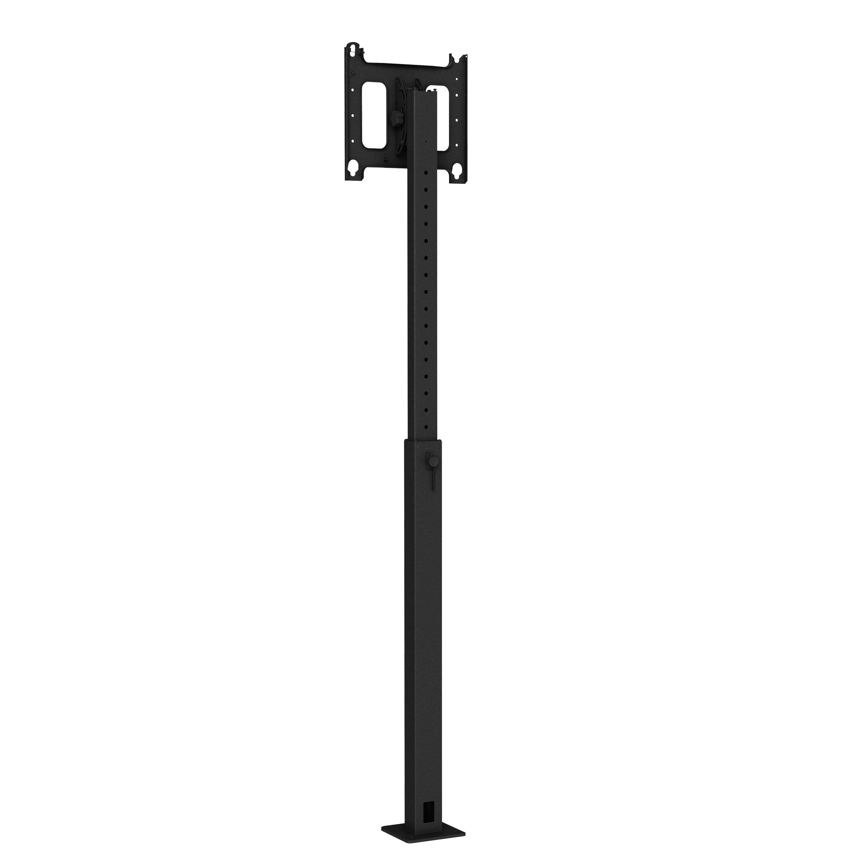 Single FLAT Panel BOLT-DOWN Mount,Small 8 X 8IN(203 X 203 MM) Footprint PFB1UB