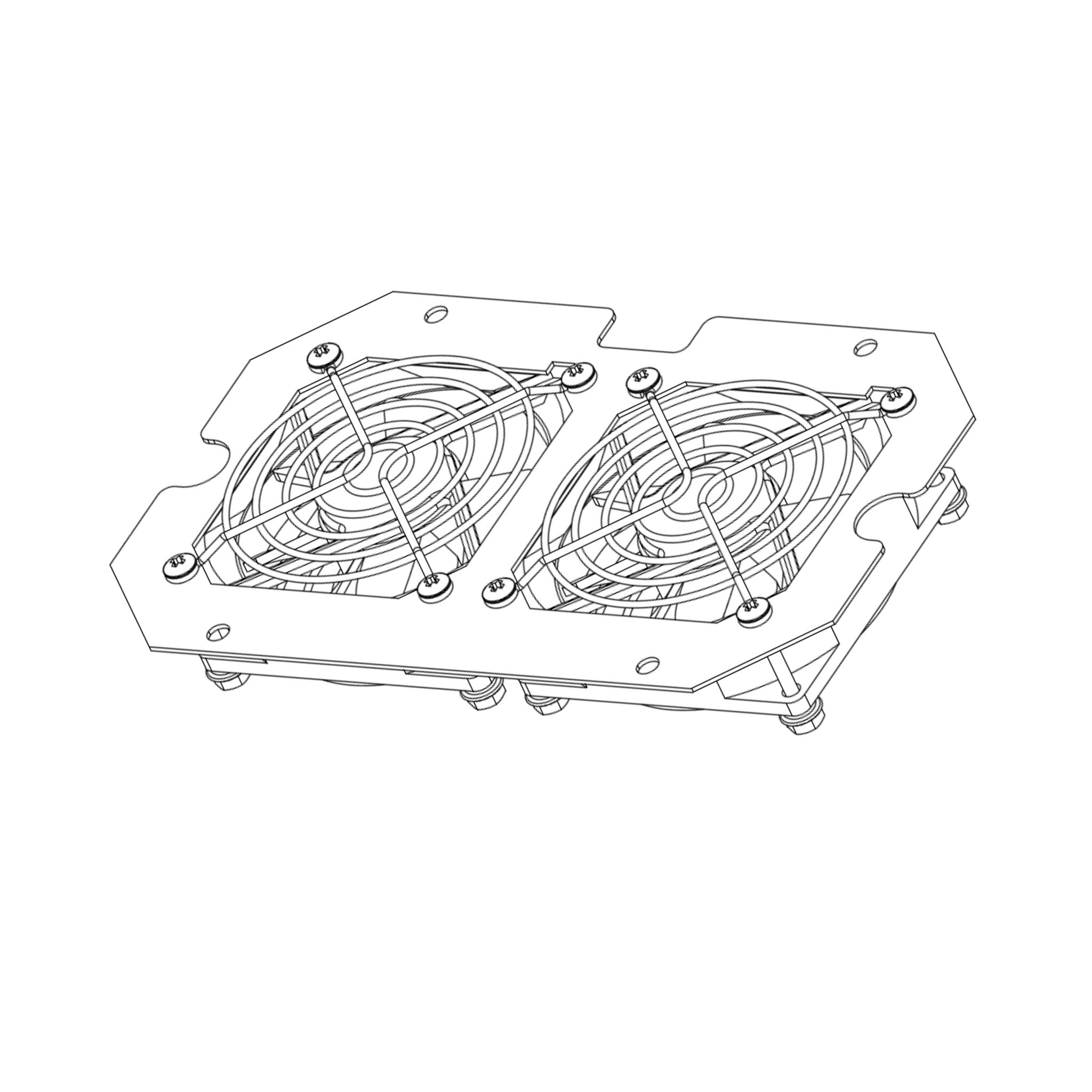 C3 Credenza FAN KIT C3-Fankit