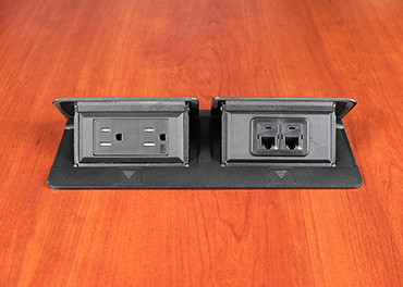 DUAL Black,15A TR Duplex DQFP15BK-2A
