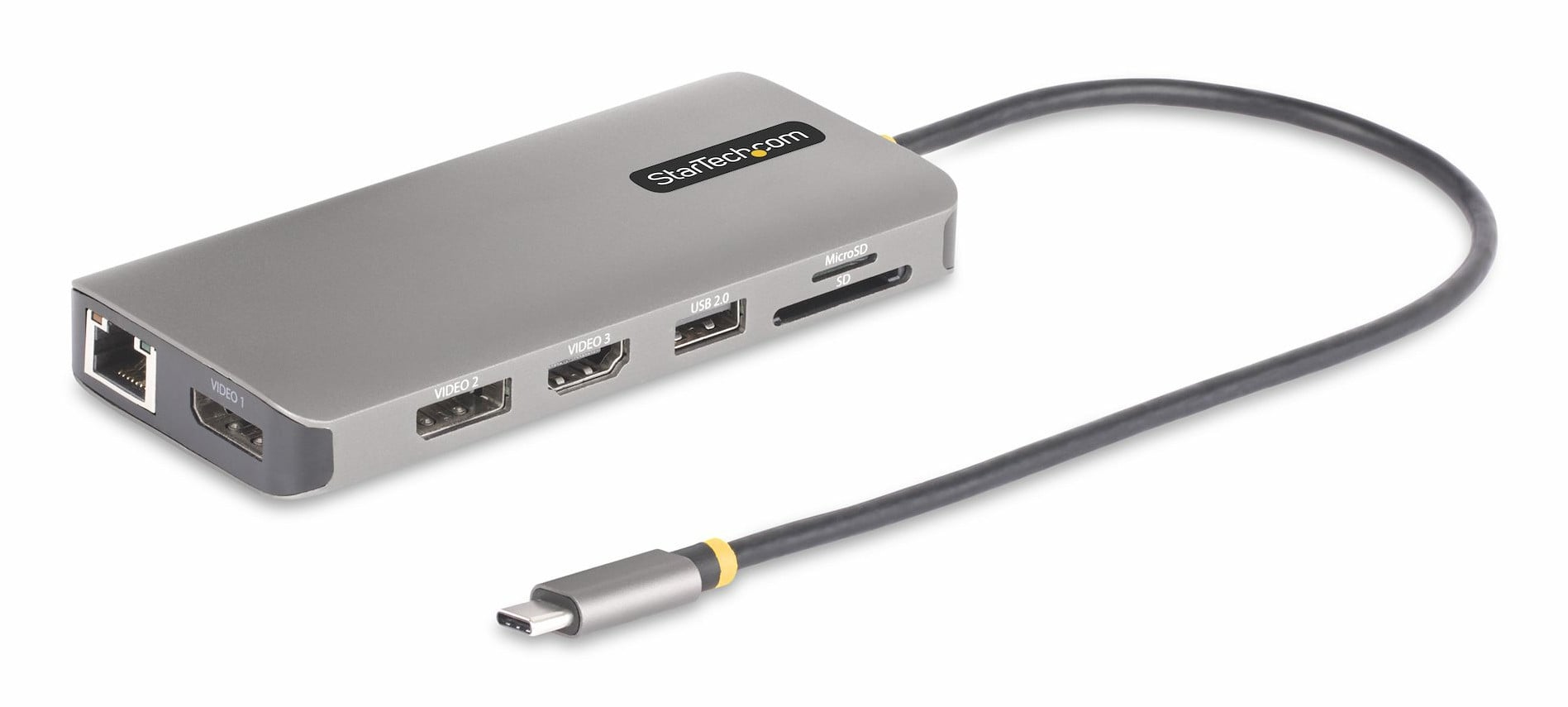 USB-C Triple-Monitor Multiport Adapter, DUAL 4K 60HZ + 4K 30HZ HDMI & Displaypor 154B-USBC-Multiport