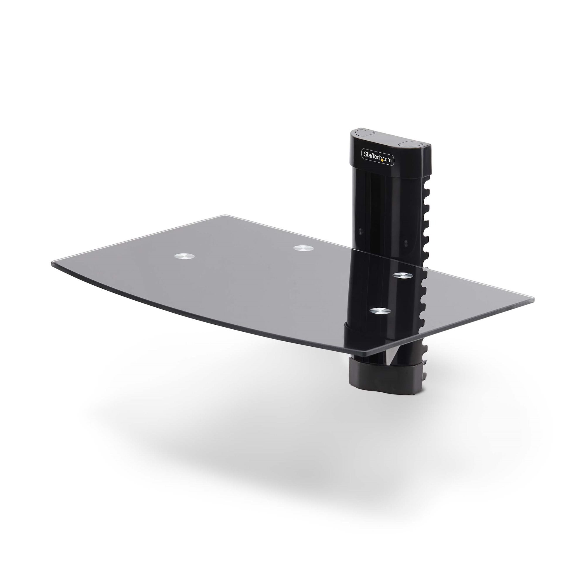 Floating WALL-Mounted AV Shelf, Adjustable Height Shelf for Under TV, Organize a 1B-WALL-Mount-Shelf