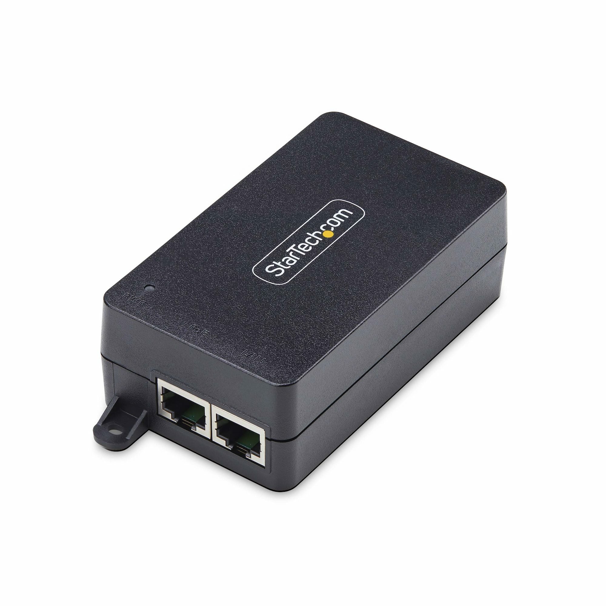 1-PORT 2.5GBE POE+ Injector, 10M/100M/1G/2.5G Ethernet, POE/POE+ (802.3AF/802.3A AF212C-POE-Injector