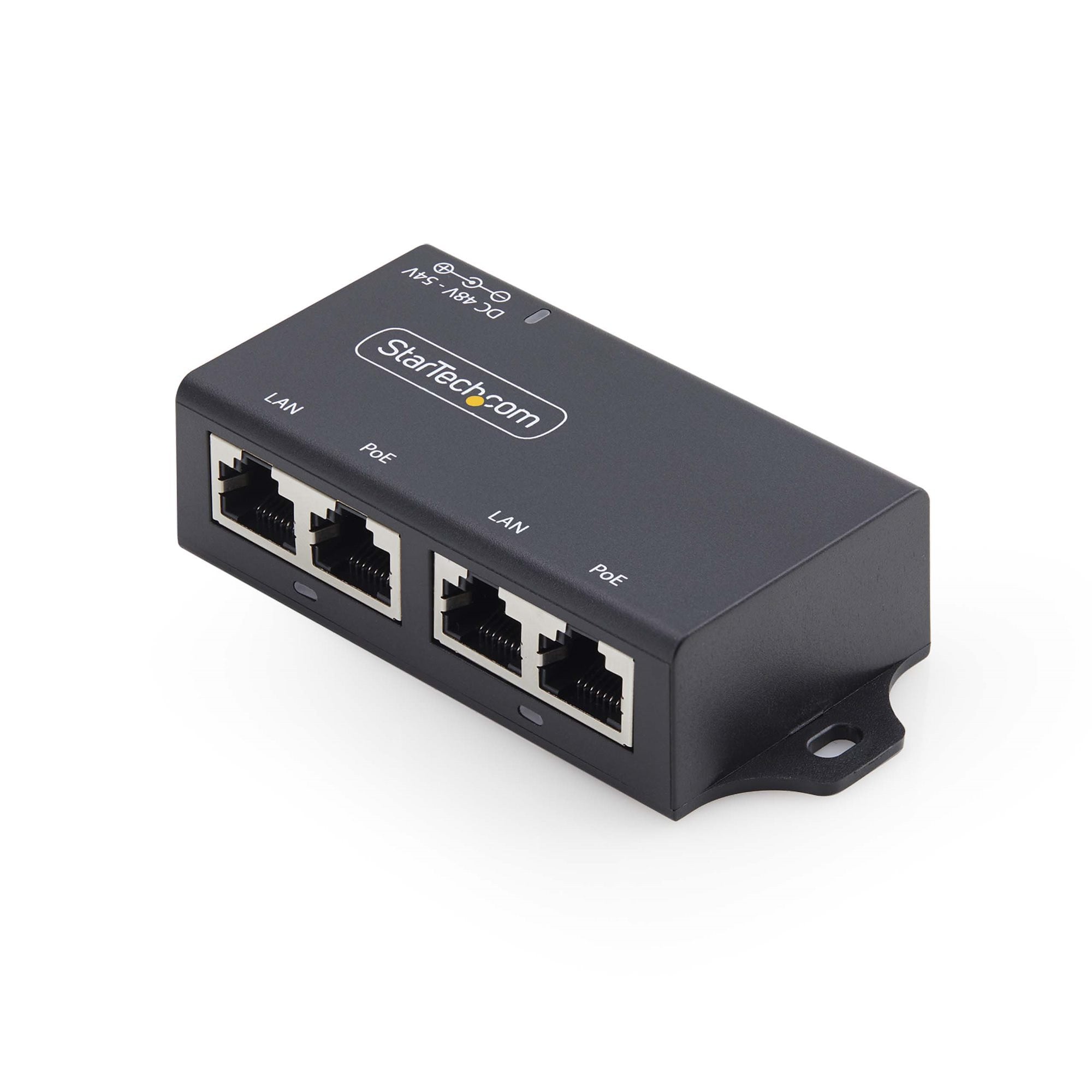 2-PORT POE+ Injector, 10M/100M/1000M/1G Ethernet, POE/POE+ (802.3AF/802.3AT), 30 AF221C-POE-Injector