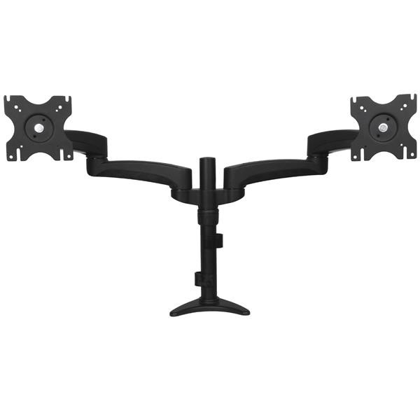 Mount TWO Displays on YOUR DESK or Through a Grommet WITH THIS DESK Mount DUAL M Armdual