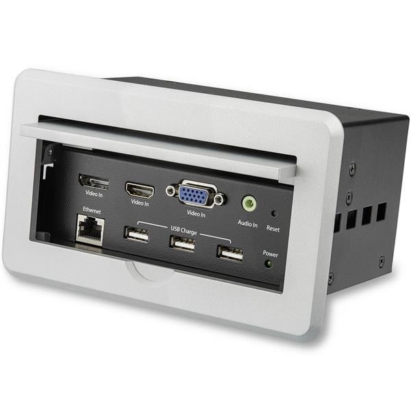 Conference Table Connectivity BOX Installs in Table - Conference Table POP up BO BOX4HDECP2