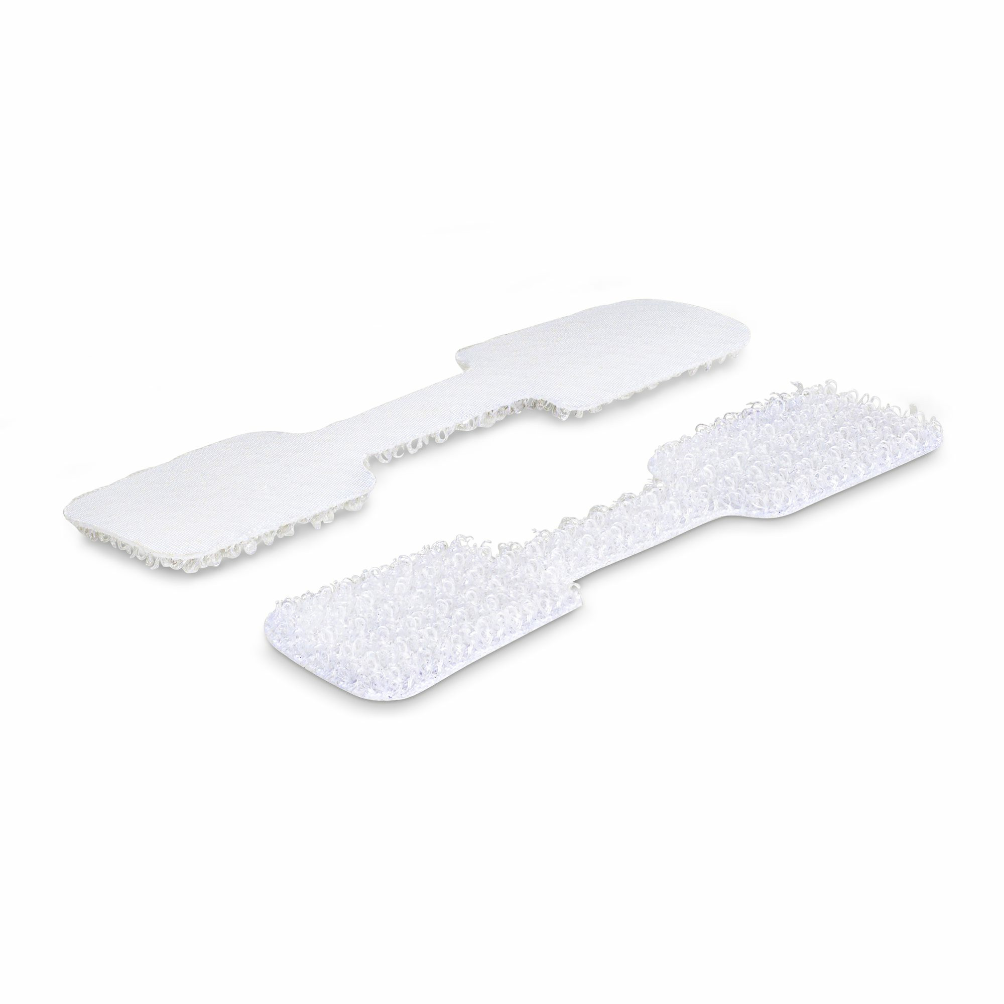 3.5IN (9CM) Cable Labels, 100 PACK, White, HOOK-to-HOOK Fastener Cable TAGS, WRI Cable-TAG-HLWH
