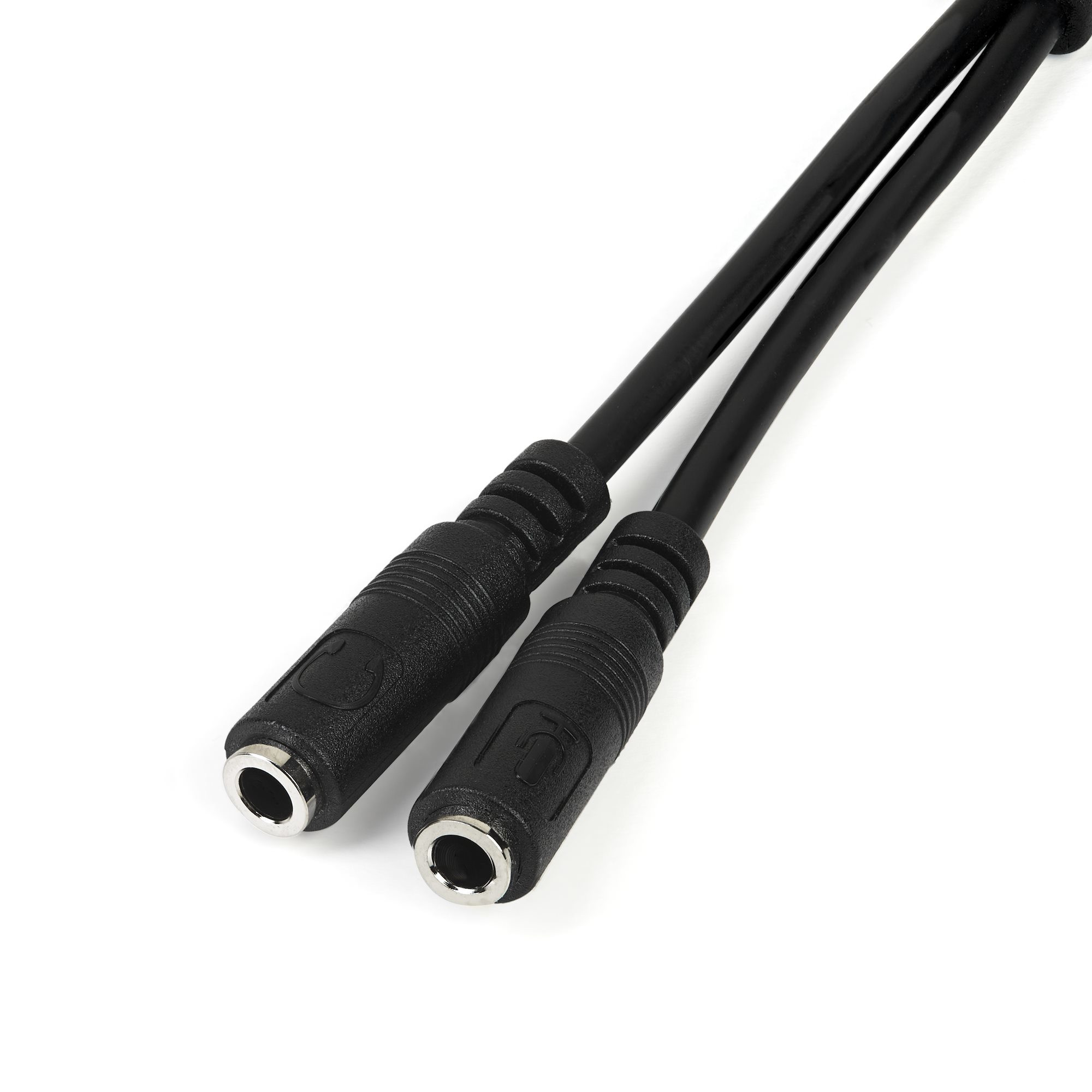 Turns a 3.5MM Audio Output PORT into TWO Distinct Ports -ONE 3.5MM Headphone JAC Muyhsmff