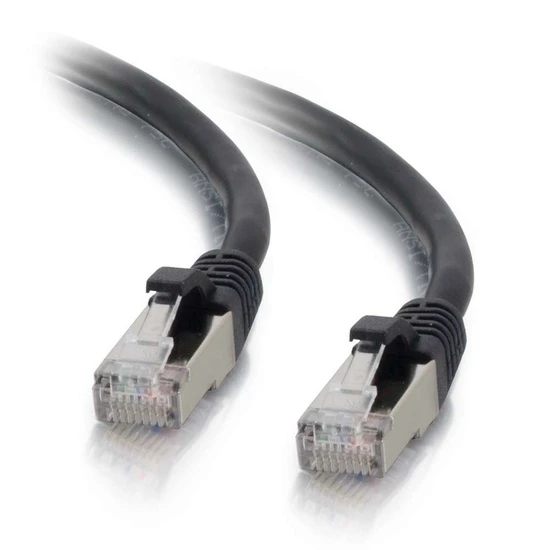 C2G 4ft Cat6 networking cable Black 1.2 m S/UTP (STP)