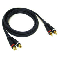 C2G 25ft Velocity™ RCA Type Audio Extension Cable audio cable 7.62 m Blue