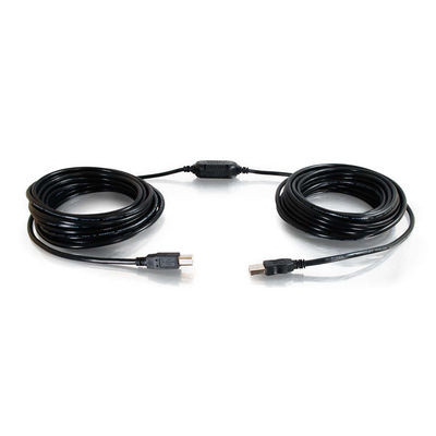 C2G 38998 USB cable USB 2.0 12 m USB A USB B Black
