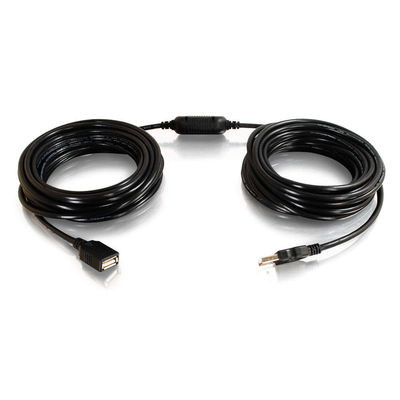 C2G 38999 USB cable USB 2.0 12 m USB A Black