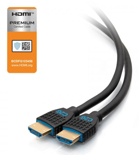 C2G 20ft (6.1m)Performance Series Premium High Speed HDMI® Cable - 4K 60Hz In-Wall, CMG (FT4) Rated