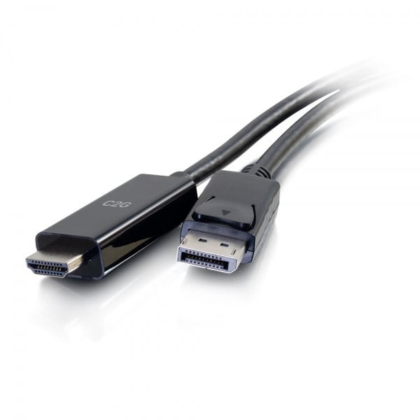 C2G 50195 video cable adapter 3 m DisplayPort HDMI Black