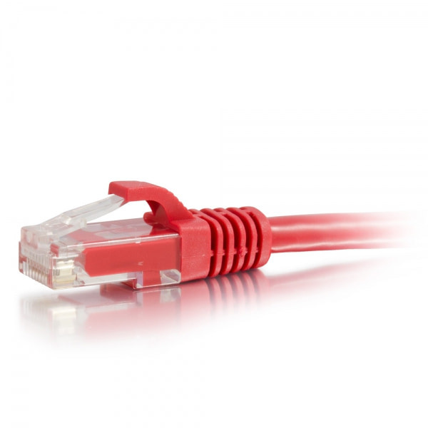 C2G 50ft Cat6a networking cable Red 15.2 m U/UTP (UTP)