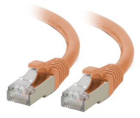 C2G 10ft (3m) Cat6A Snagless Shielded (STP) Ethernet Network Patch Cable - Orange