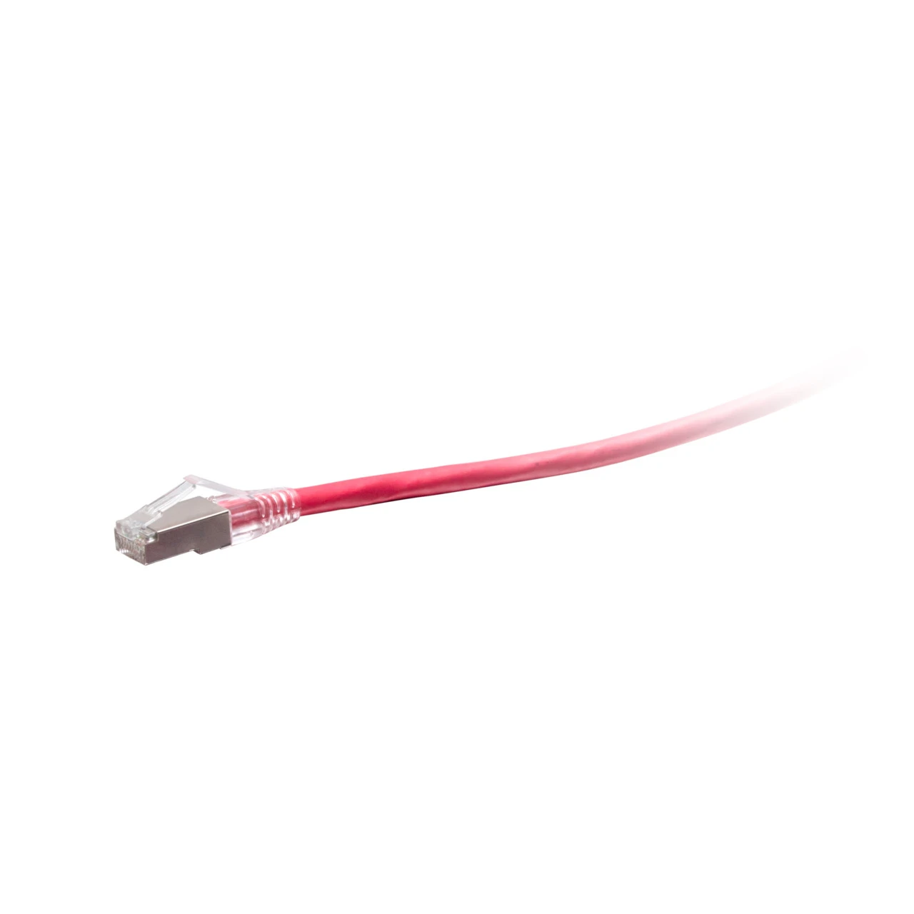 C2G 30ft (9.1m) TAA-Compliant F-Series Cat6a Snagless Shielded (STP) Network Cable - Red