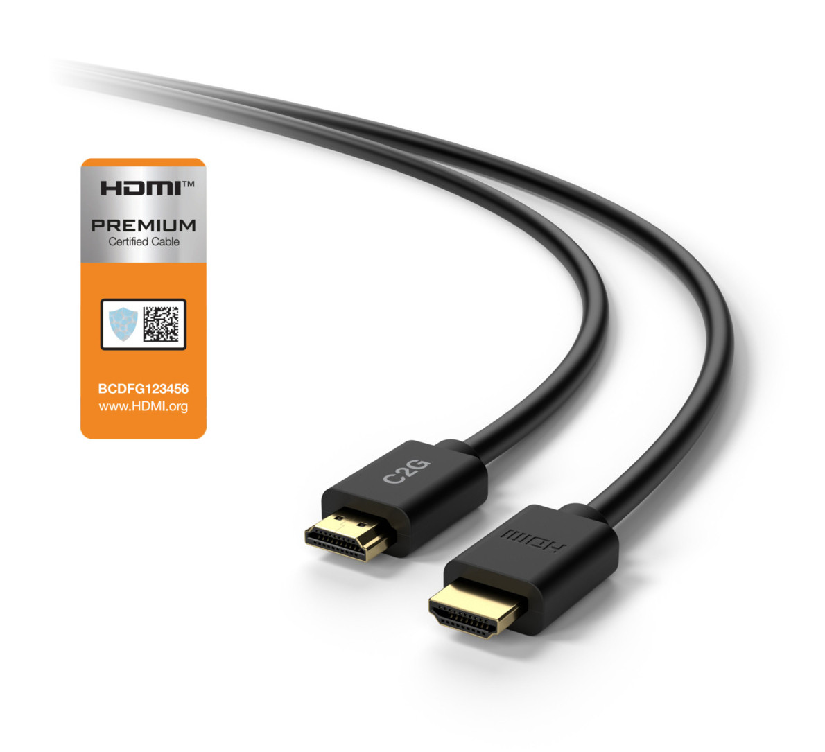 C2G 10ft (3m) Plus Series TAA Premium High Speed HDMI® Cable with Ethernet