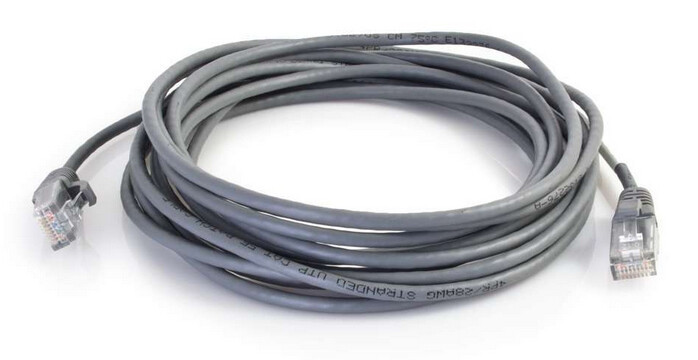 C2G 10ft. Cat5e UTP networking cable Grey 3.048 m U/UTP (UTP)