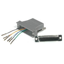 C2G RJ45/DB25M Modular Adapter Gray DB25 Grey