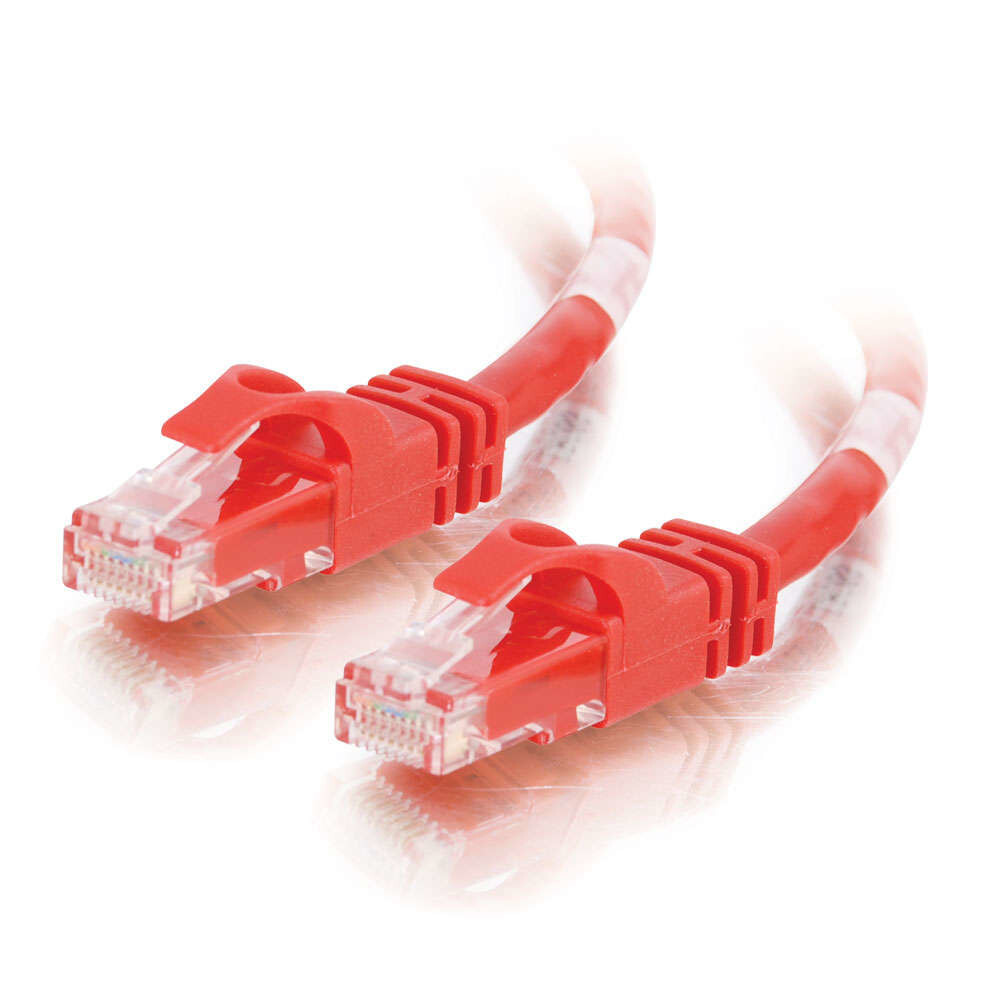 C2G Cat6, 4ft. networking cable Red 1.22 m U/UTP (UTP)