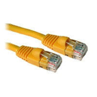 C2G 5ft Cat5E 350MHz Snagless Patch Cable networking cable Yellow 1.8 m
