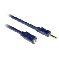 C2G 6ft Velocity™ 3.5mm Stereo Audio Extension Cable M/F audio cable 1.83 m Blue