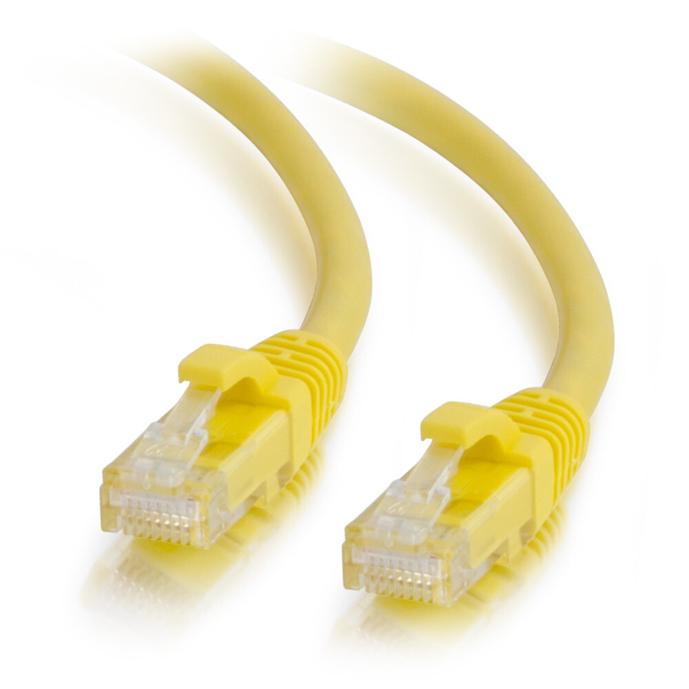 C2G 10ft Cat6a networking cable Yellow 3 m U/UTP (UTP)