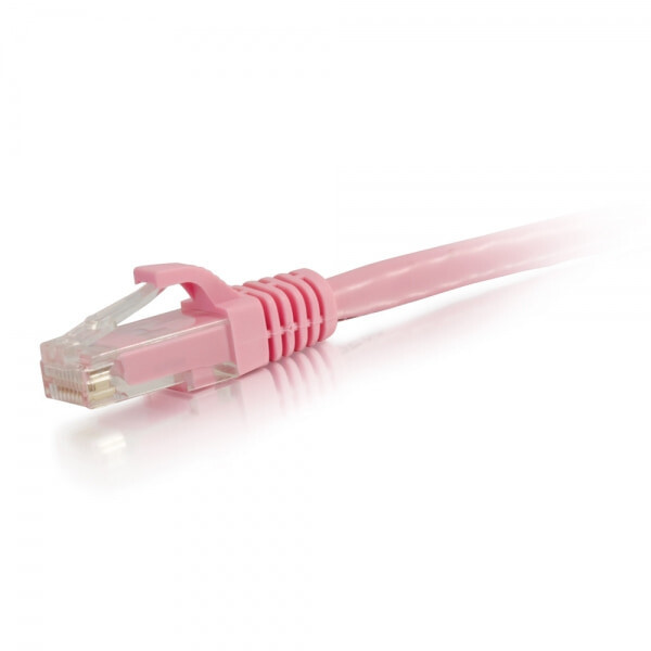 C2G 15ft Cat6a networking cable Pink 4.6 m U/UTP (UTP)
