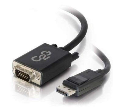 C2G 10ft DP / VGA 3 m DisplayPort VGA (D-Sub) Black