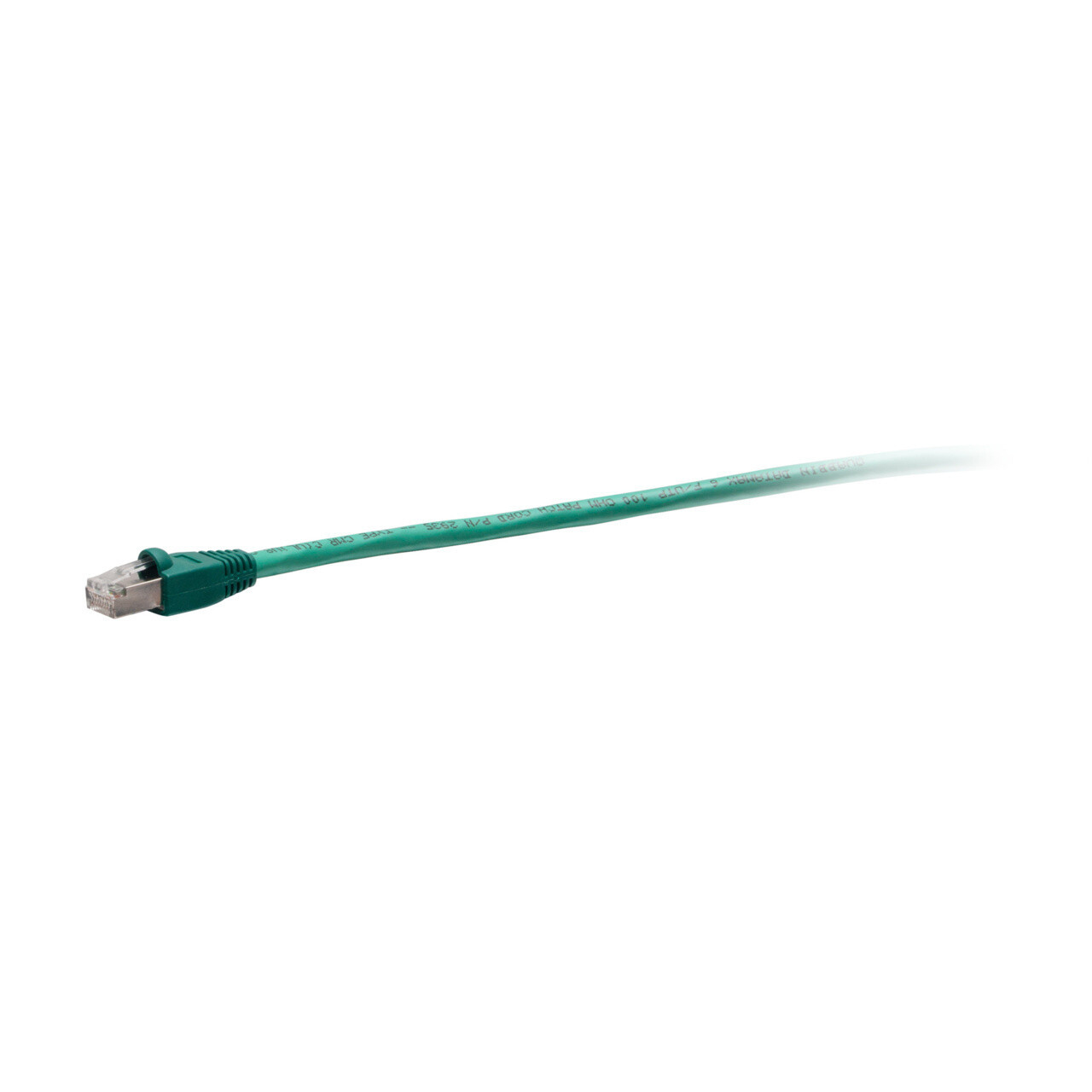 C2G 5ft (1.5m) TAA-Compliant F-Series Cat6 Snagless Shielded (STP) Network Cable - Green
