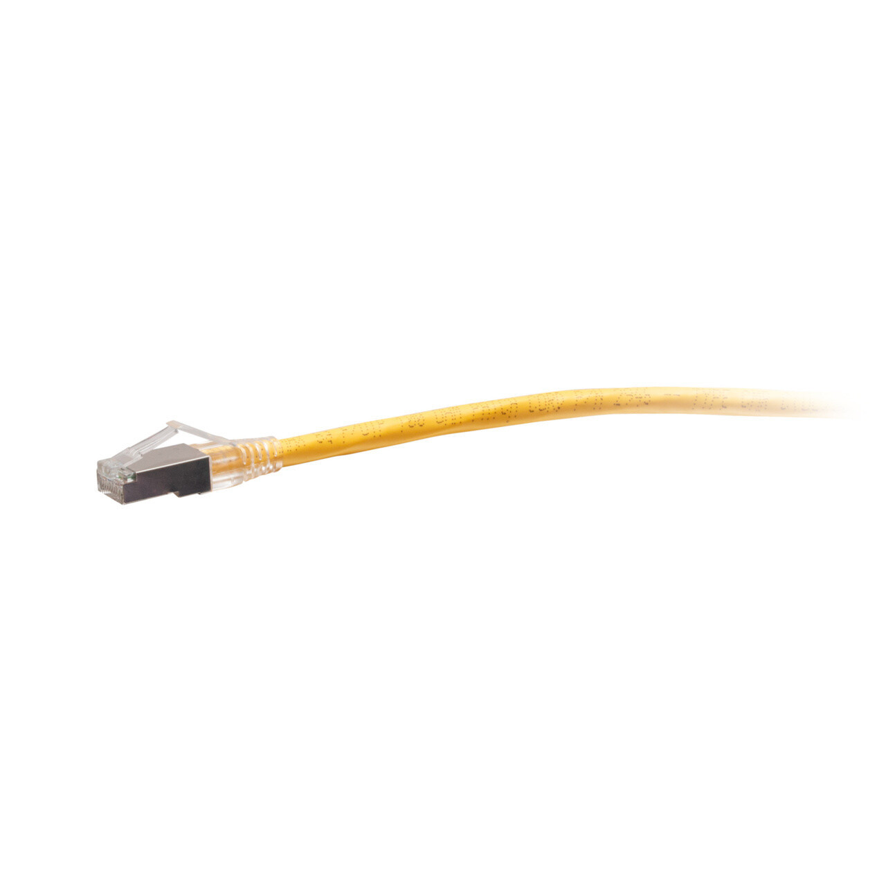 C2G 20ft (6.1m) TAA-Compliant F-Series Cat6a Snagless Shielded (STP) Network Cable - Yellow