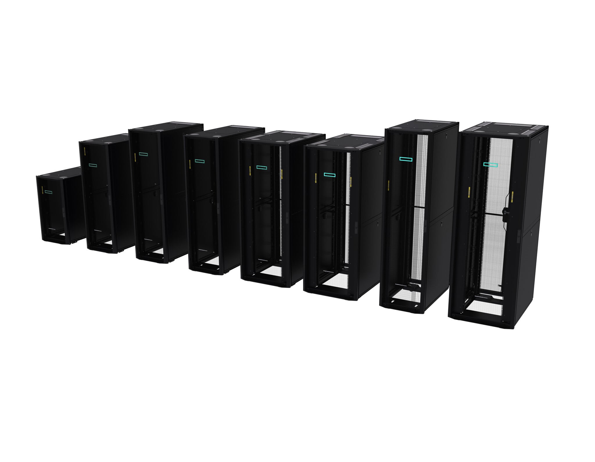 HPE 42U 600mmx1200mm G2 Kitted Advanced Shock Rack with Side Panels and Baying HPE-P9K10A#8ZN