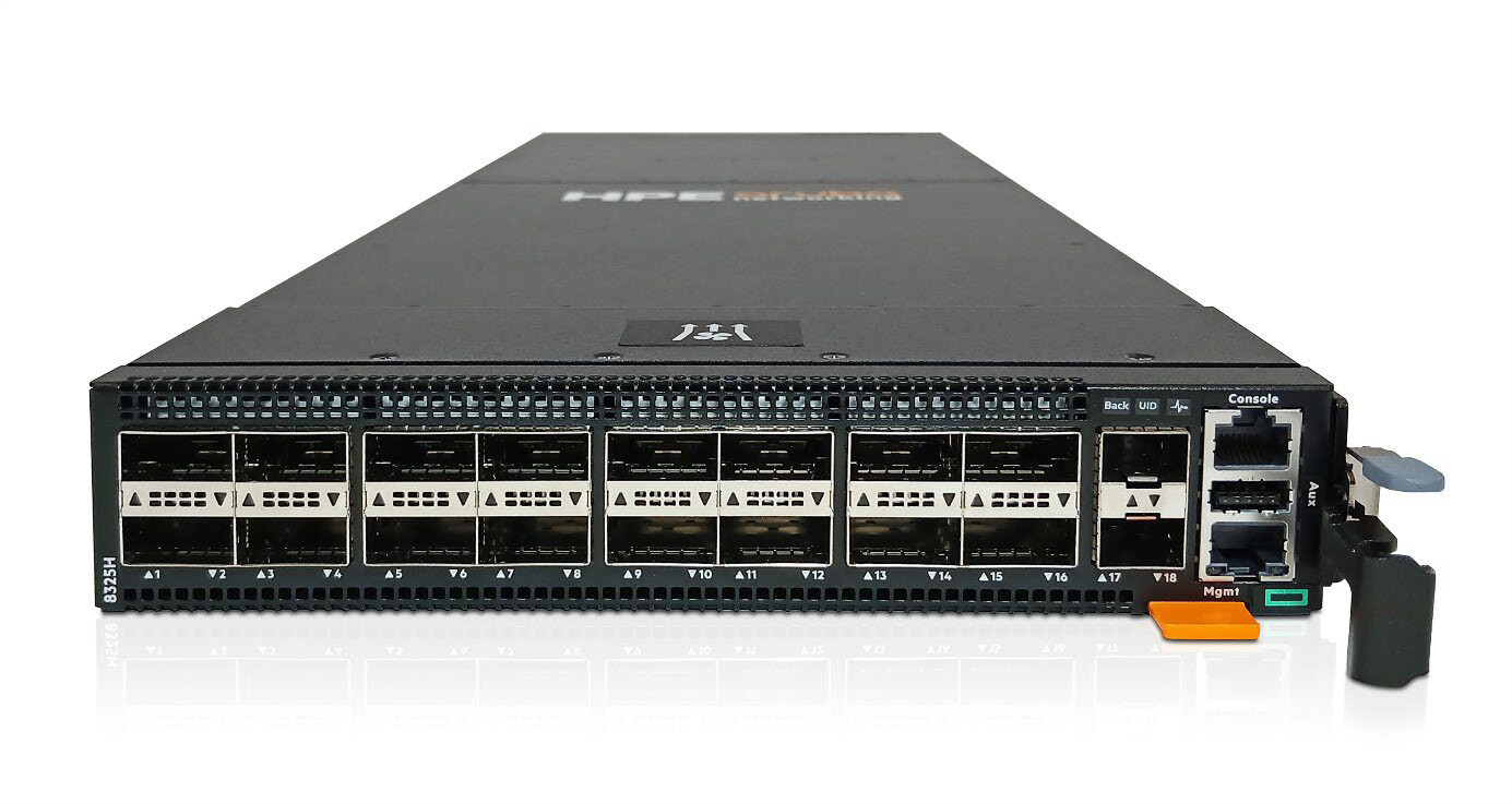 HPE Aruba Networking CX 8325H 16p QSFP28 40G/100G Front‑to‑Back 4xFan 2xPSU TAA Managed L3 1U