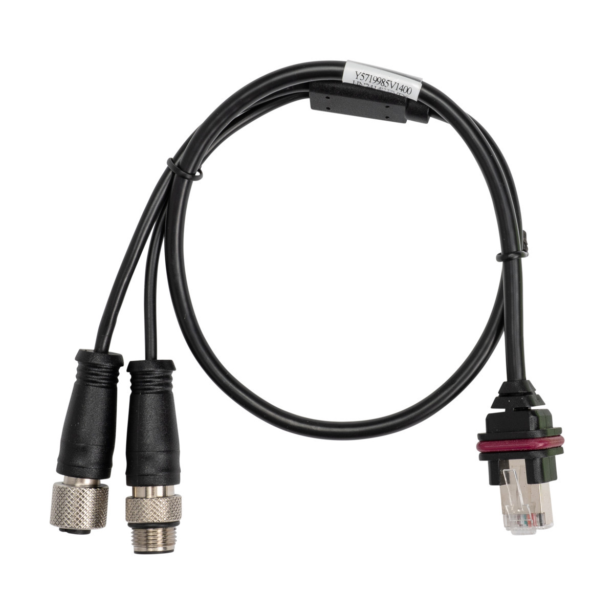 Power and Comms Connect Cable - 16.4' RJ50 to 12 Male and M12 Female