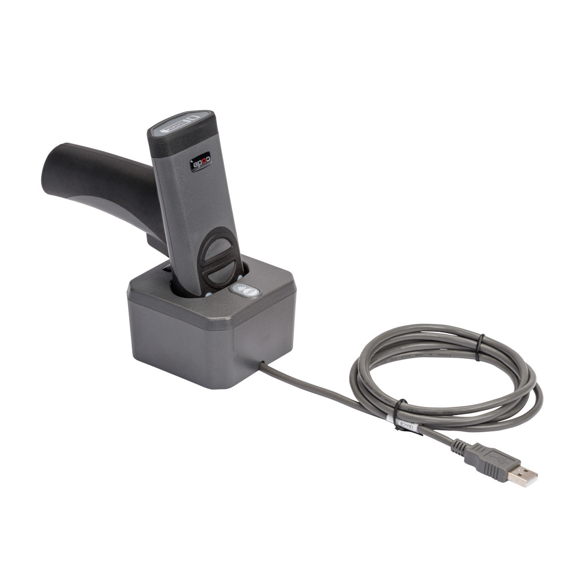 CR2700 Handheld Wireless Handle Barcode Scanner with Charging Station - Bluetooth, 1D, 2D, QR Code