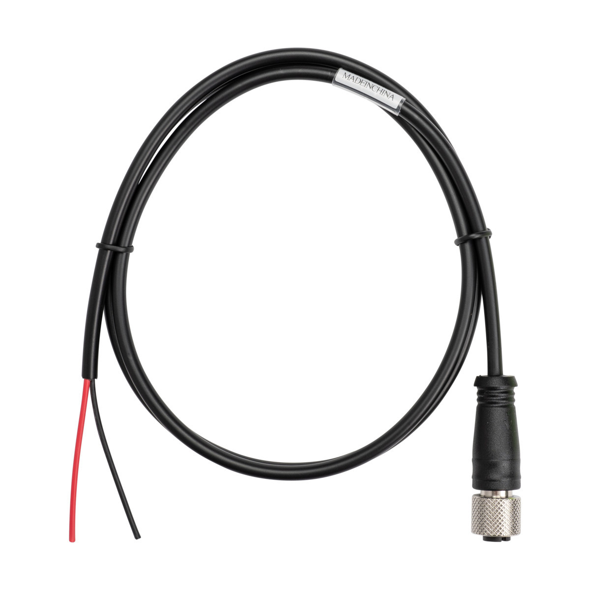 Plug Cable for V1400 Cradle - 3.3' (1m), M12 Female to Flying Leads
