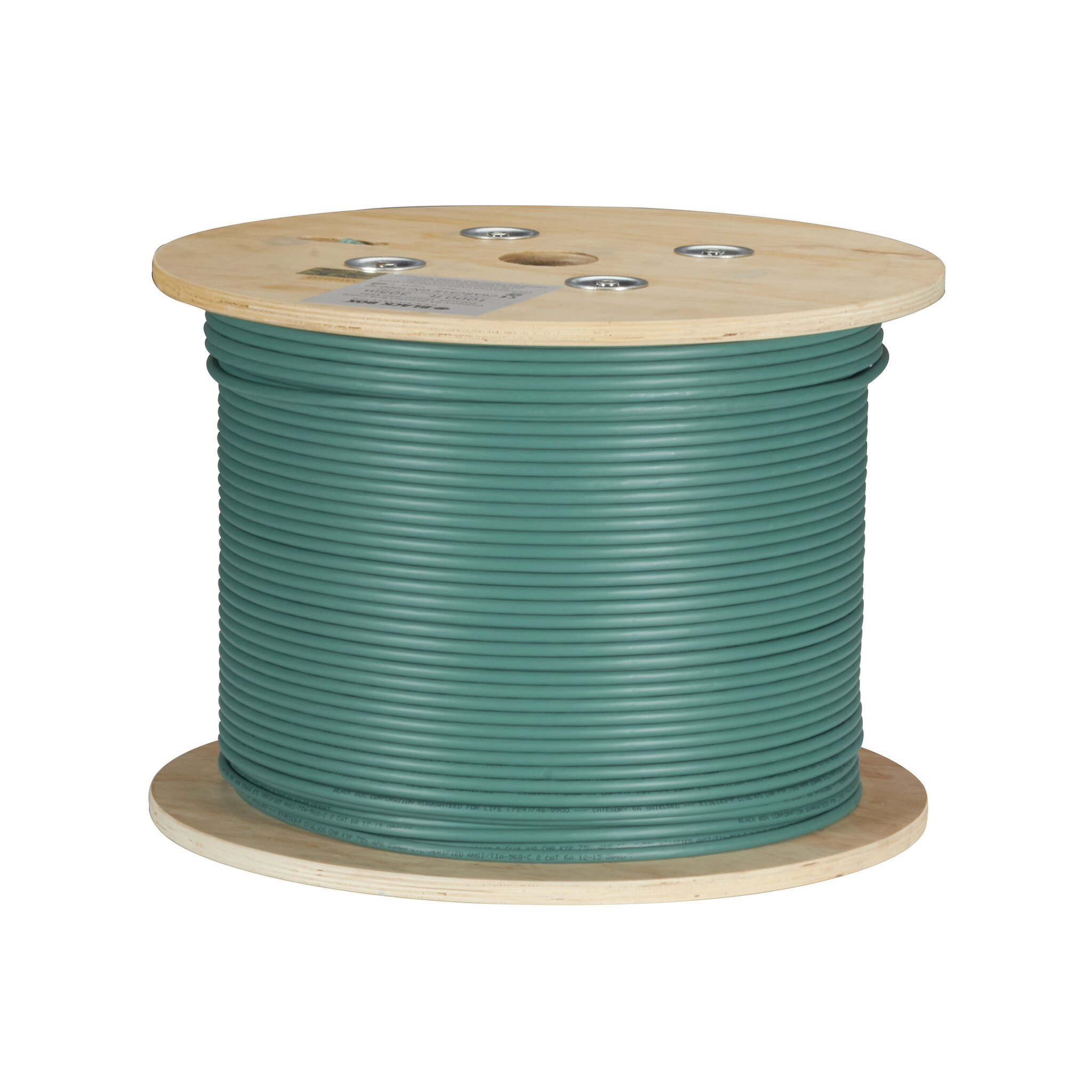 Black Box CAT6A 304.8m networking cable Green U/UTP (UTP)