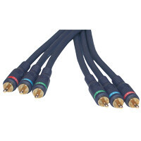 C2G Velocity™ Component Video Cable 3ft component (YPbPr) video cable 0.91 m RCA Blue
