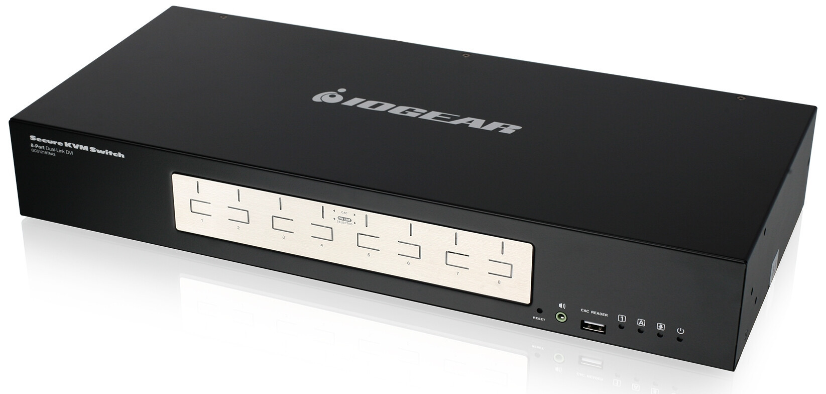 iogear GCS1218TAA3 KVM switch Black, Silver