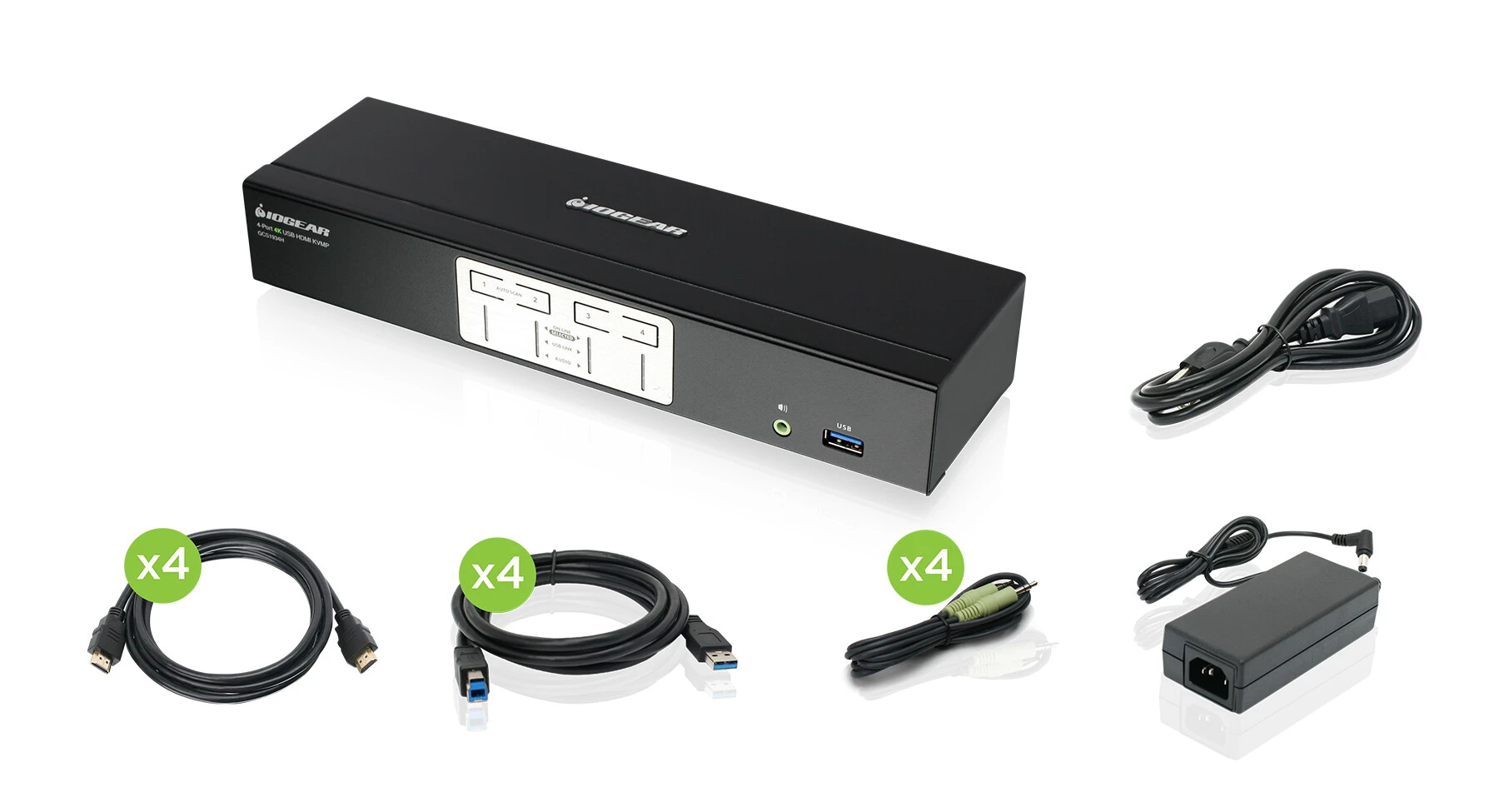 iogear GCS1934H KVM switch Black