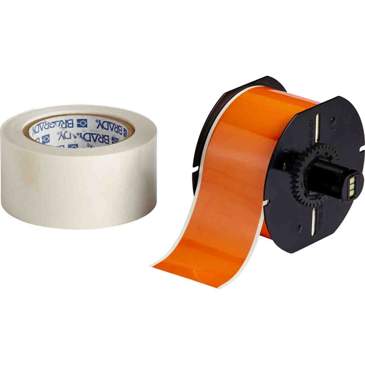 Brady ToughStripe Printable Floor Marking Label Tape (with Overlaminate) for B30 Printers