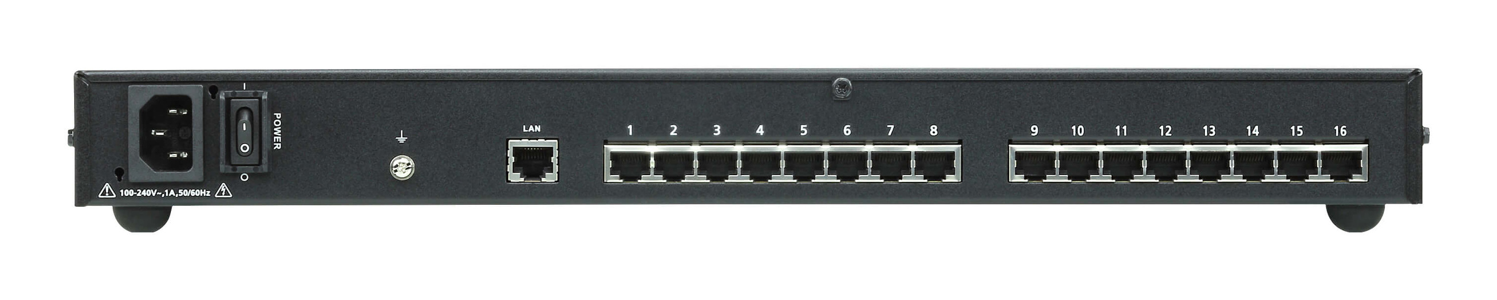 16-PORT Serial Console Server - AUTO DTE SN9116CO