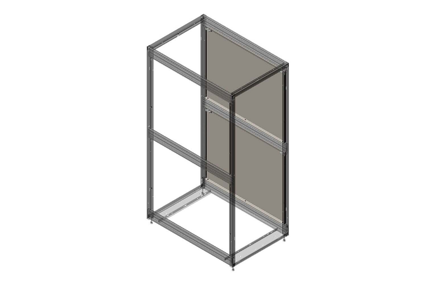 SIDE Panel for Zetaframe\\U00AECABINET; for 48U X 47.2\\D (1200 MM) Cabinet; SOL 39763-EAW