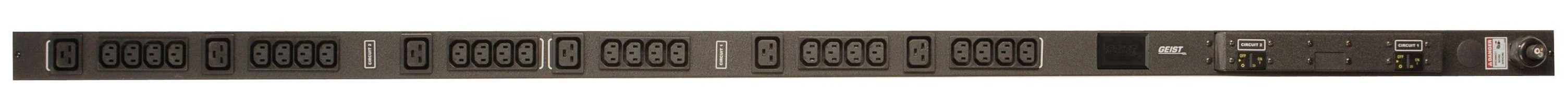 Vertiv XPB300-103IN6TL6 power distribution unit (PDU) 30 AC outlet(s) 0U Black