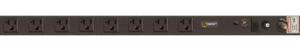 Vertiv NSVKN080-102R20TL power distribution unit (PDU) 8 AC outlet(s) 0U Black