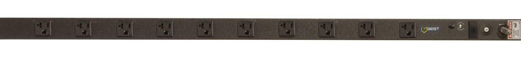 Vertiv Geist NSVAN100-102R20TL power distribution unit (PDU) 10 AC outlet(s) 0U Black