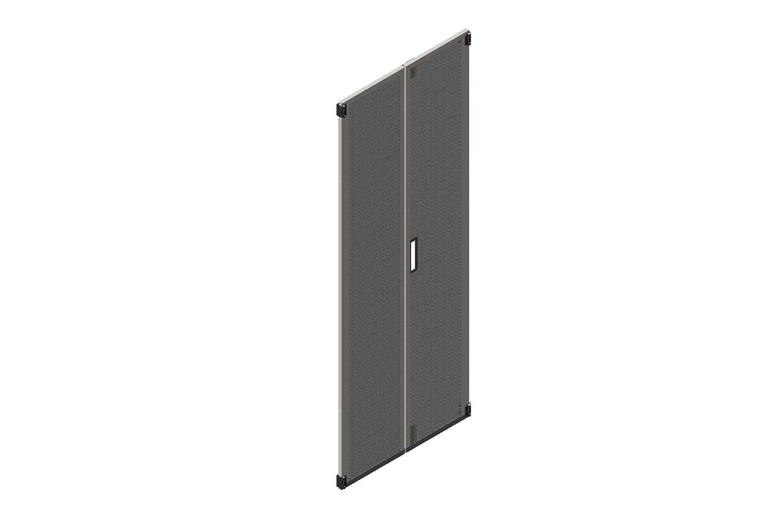 Double Perforated Metal Rear Door for ZetaFrame® Cabinet 39861-E39