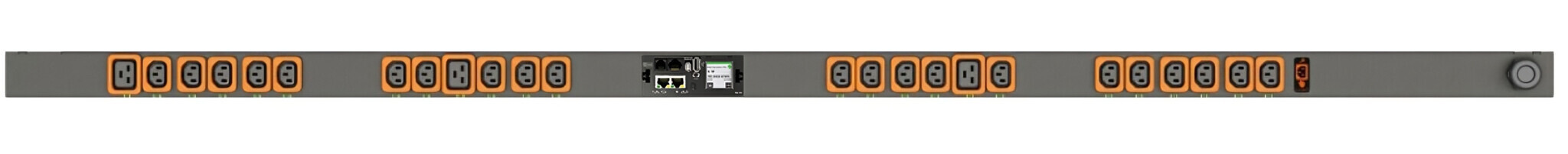 RPDU, Switched UNIT Level Monitoring EC, 20A, 208V, 3.3KW, Vertical, (21) Lockin VP5N20AB